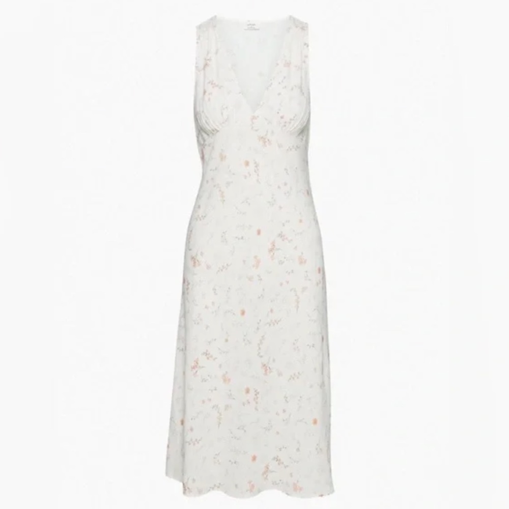 Aritzia Wilfred Orchestra Dress - White Floral